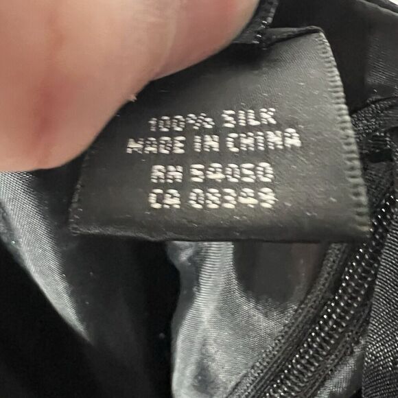 Jones New York Dress Womens 4 Silk Mesh Lined Beaded Whimsygoth Fairy Grunge - Picture 4 of 16